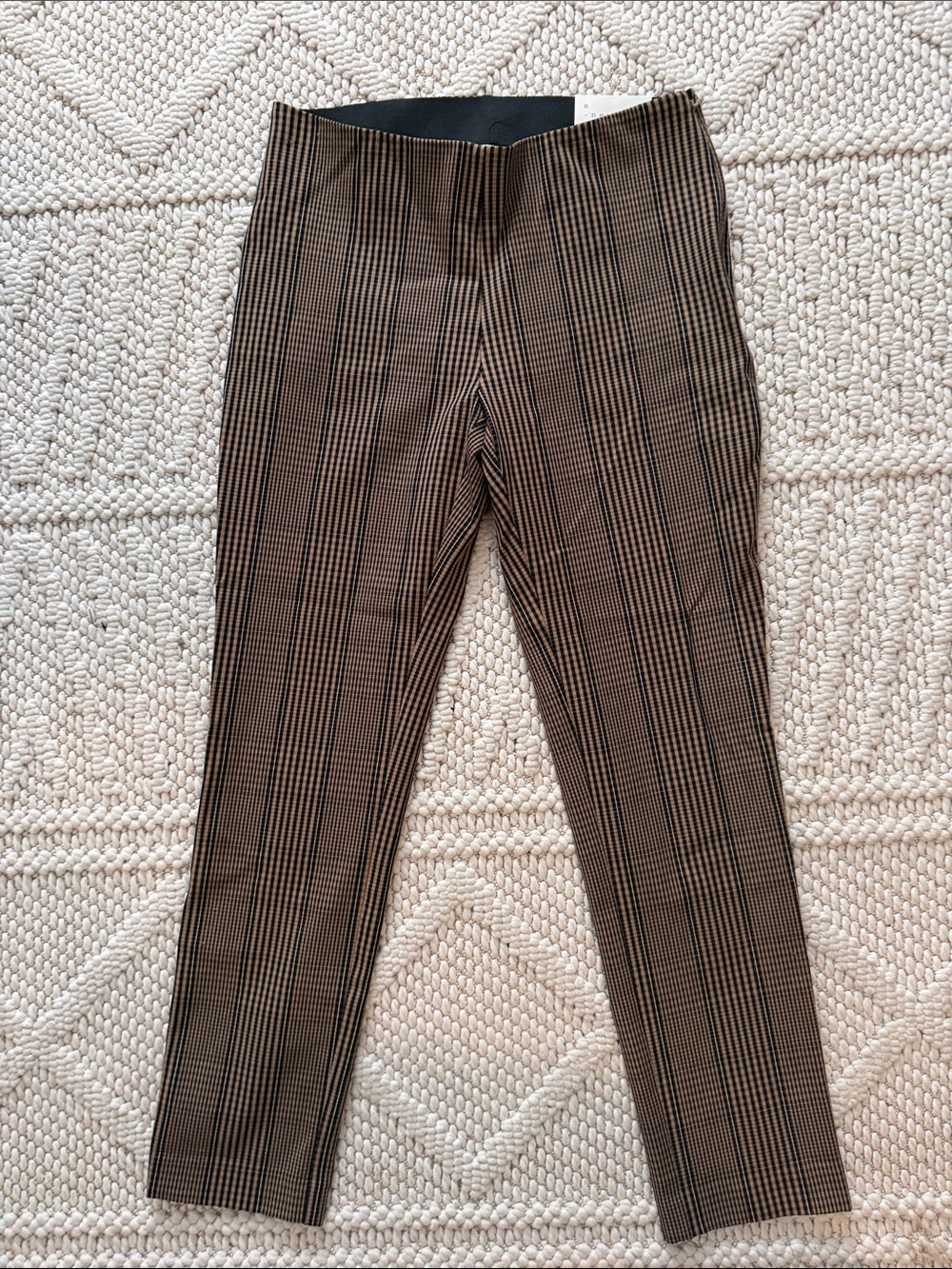 a new day Brown Glen Plaid Dress Pants